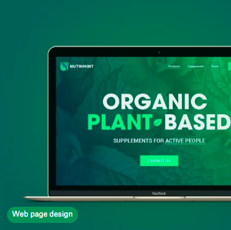 thiết kế website dinh dưỡng