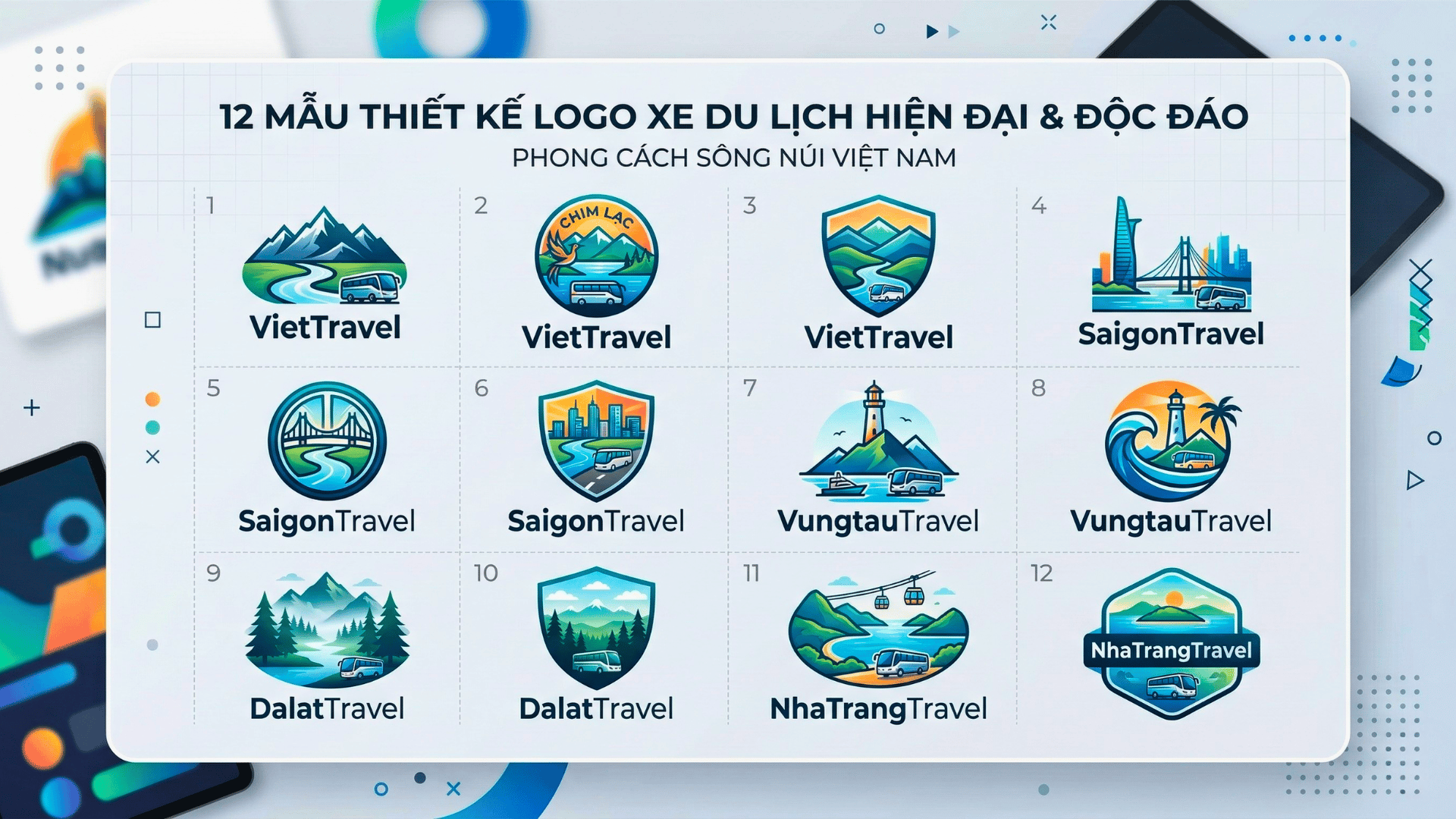 Thiết kế logo du lịch