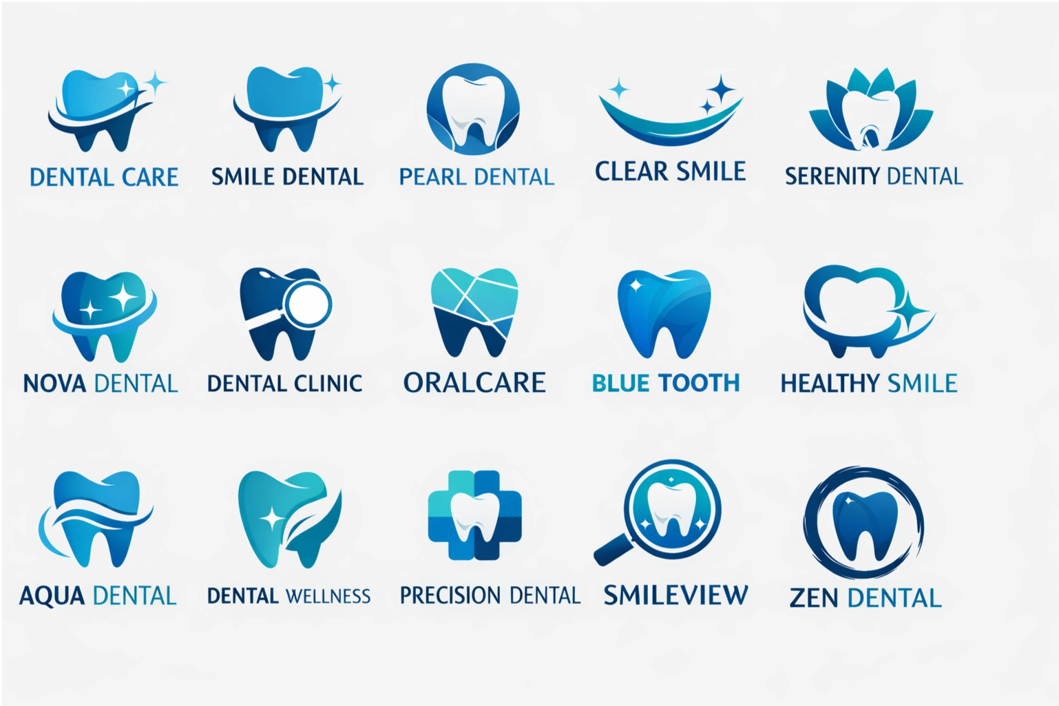 10+ mẫu thiết kế logo phòng khám nha khoa đẹp, chuyên nghiệp và thịnh hành