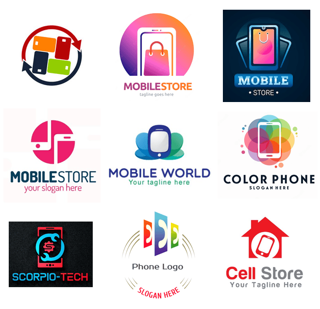 Thiết kế logo cửa hàng điện thoại