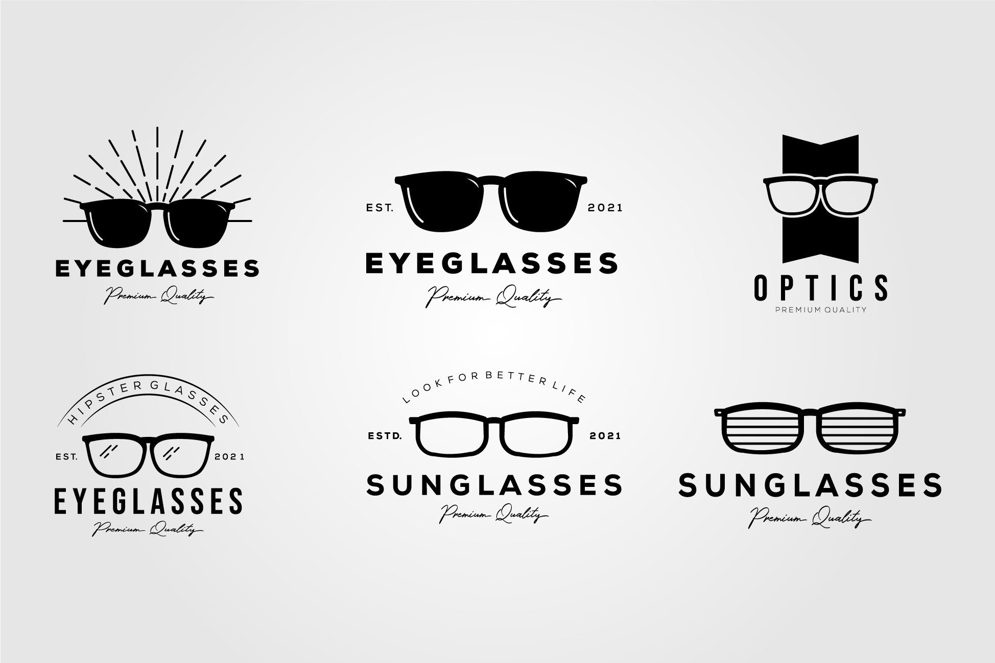 Gợi ý phong cách thiết kế logo kính mắt nổi bật hiện nay