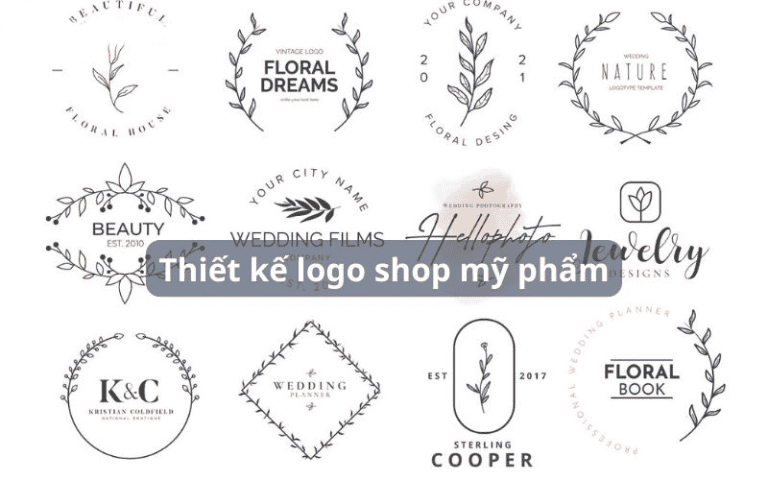 Bí quyết phối màu trong thiết kế logo shop mỹ phẩm thu hút khách hàng