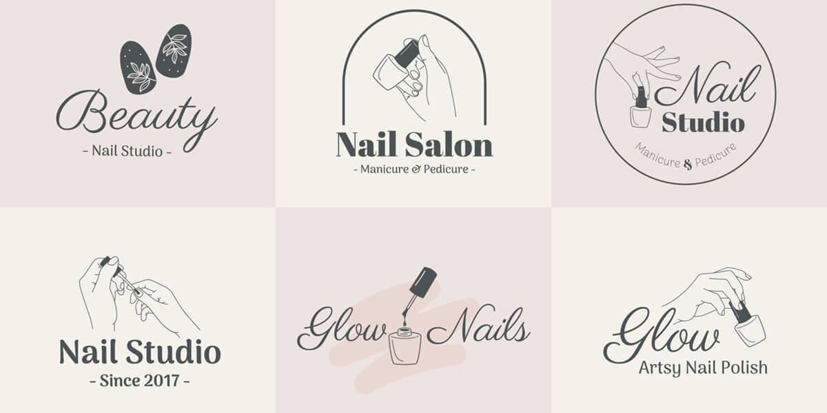 Thiết kế logo tiệm nail