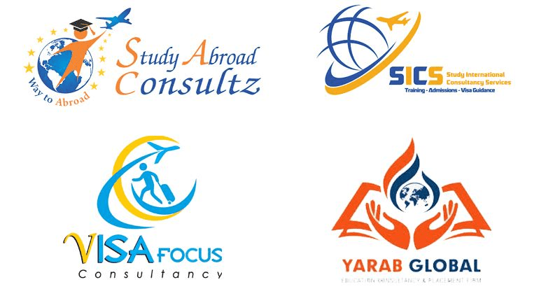 Gợi ý mẫu thiết kế logo trung tâm du học chuẩn quốc tế