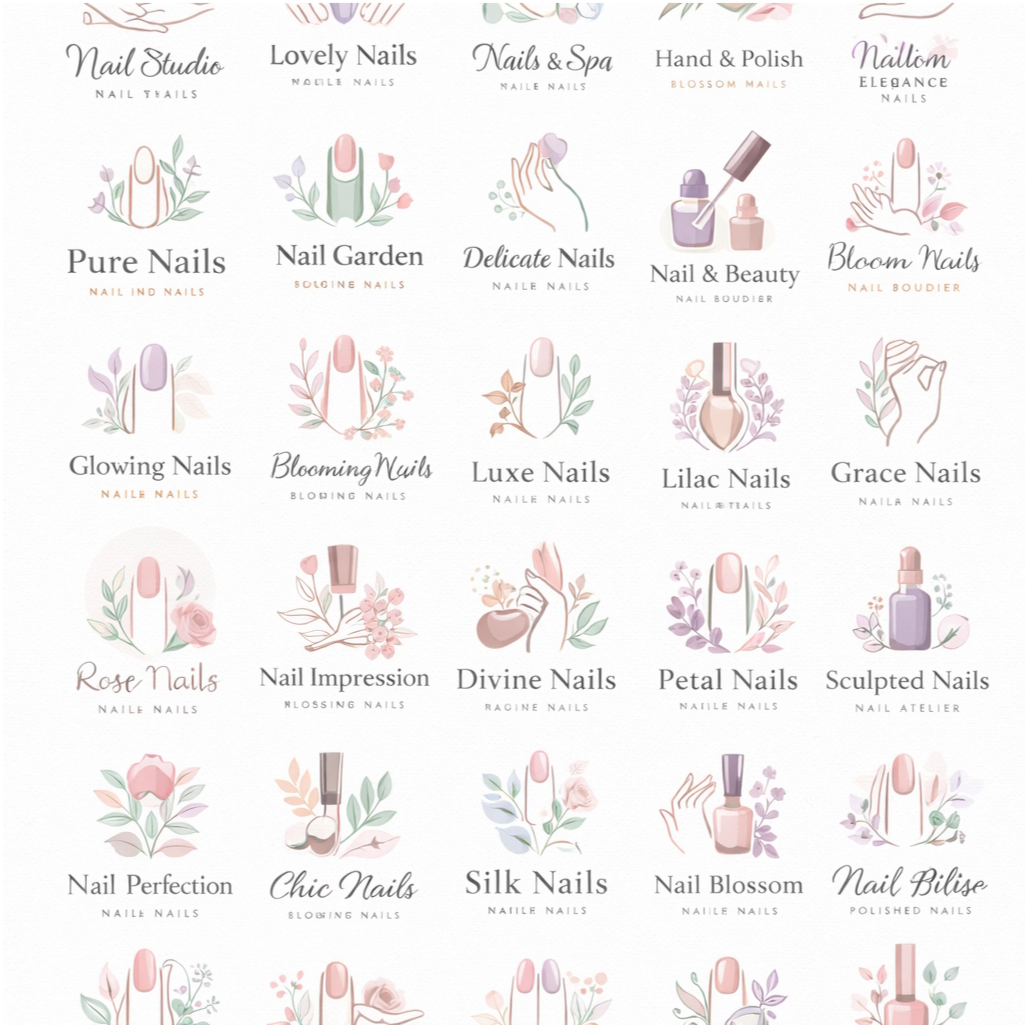 Thiết kế logo tiệm nail