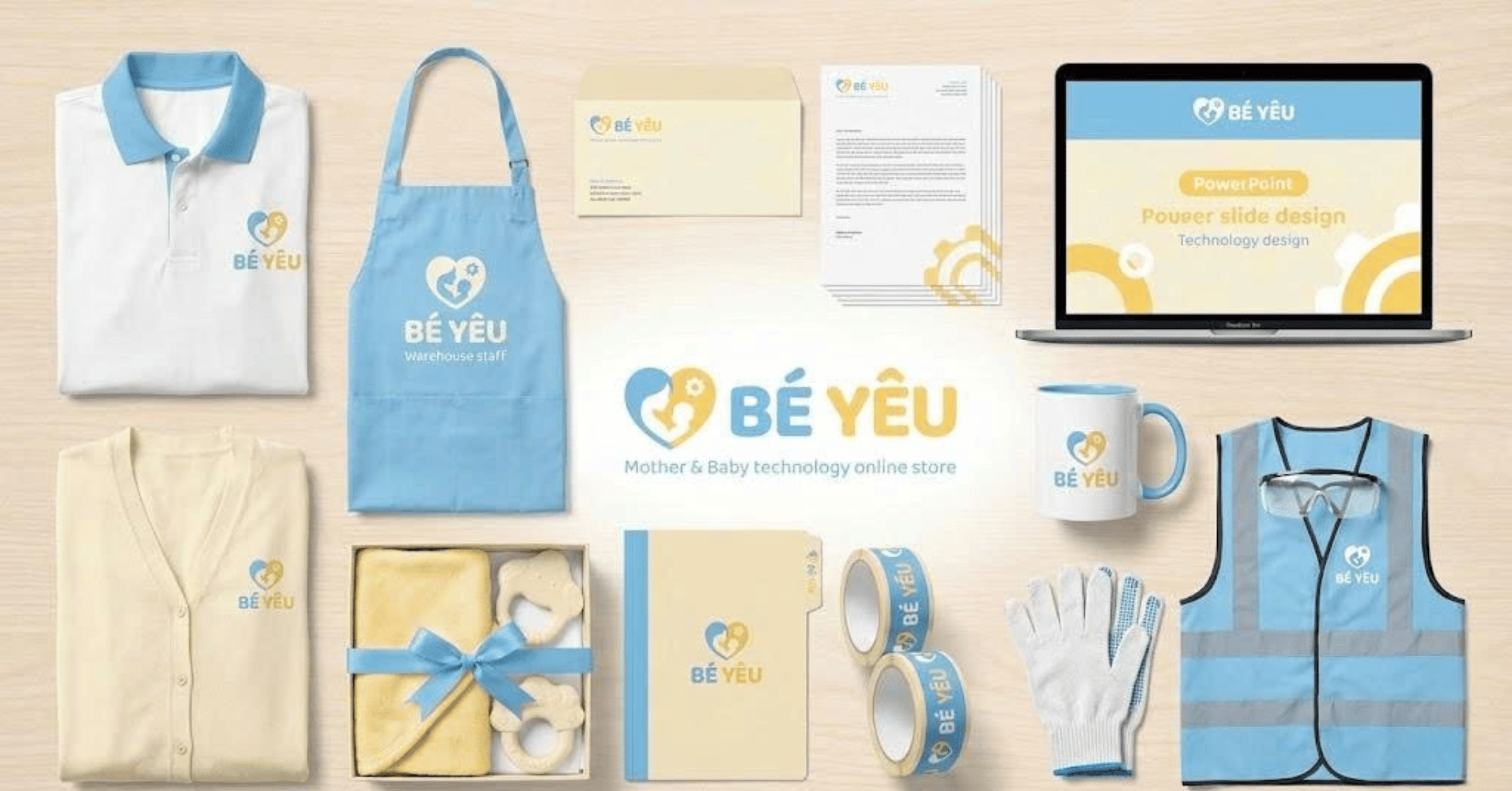 Thiết kế logo thời trang trẻ em