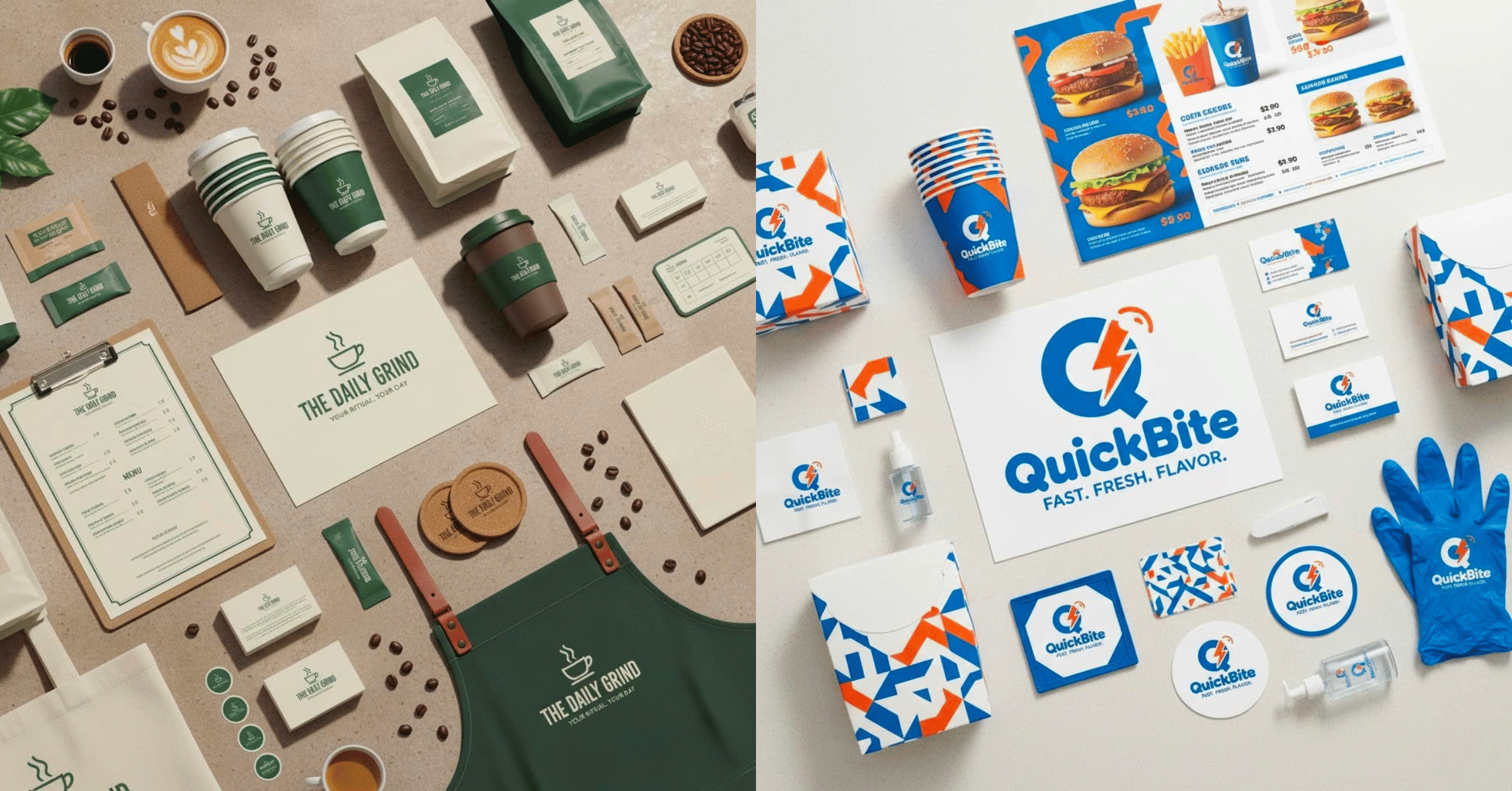 Thiết kế nhận diện thương hiệu quán cà phê