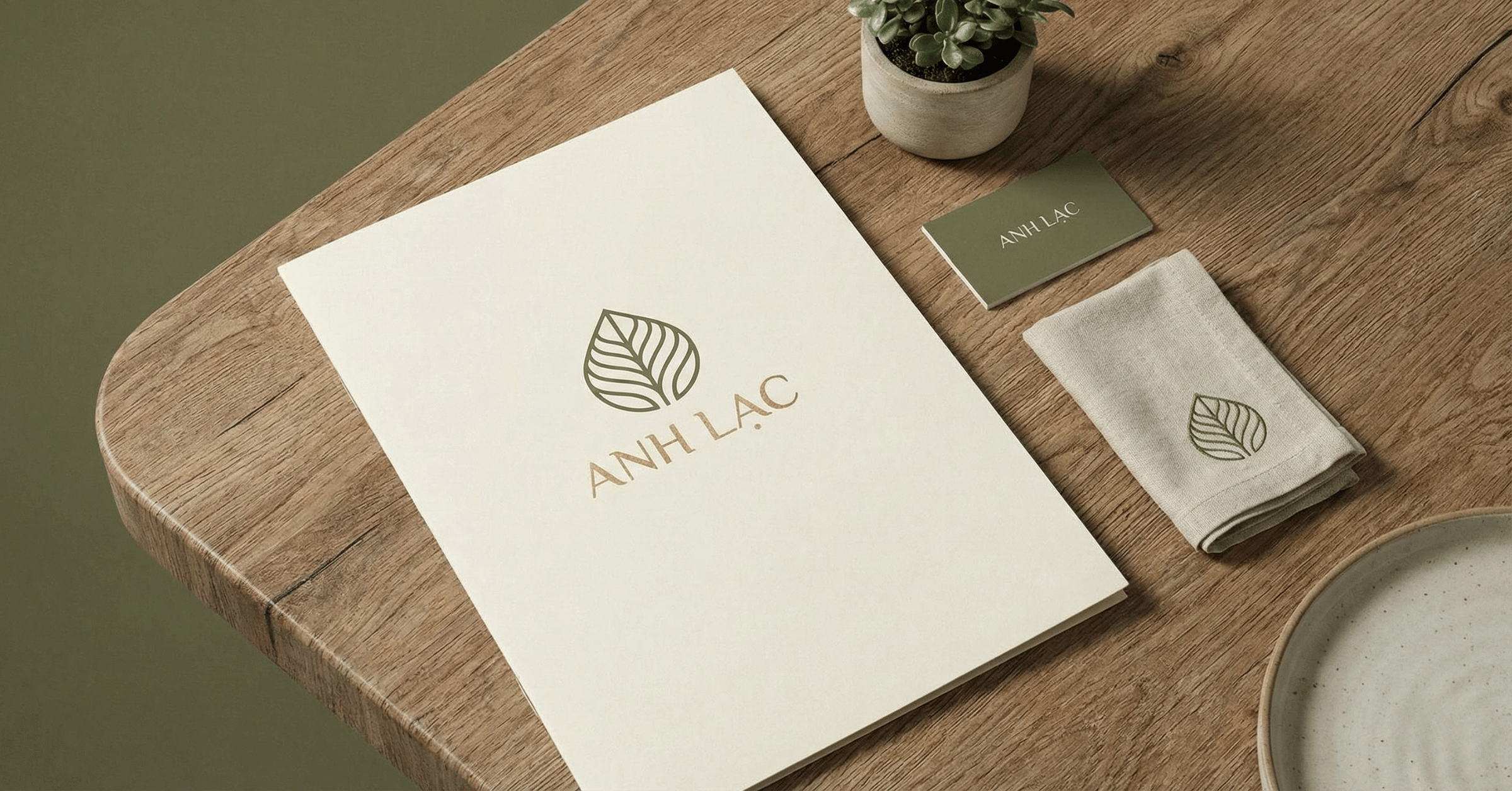 Thiết kế logo nhà hàng chay