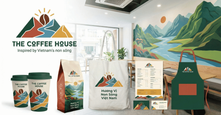 Thiết kế logo cửa hàng cà phê