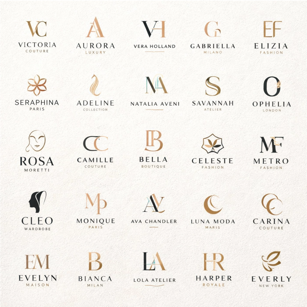 Thiết kế logo thời trang nữ