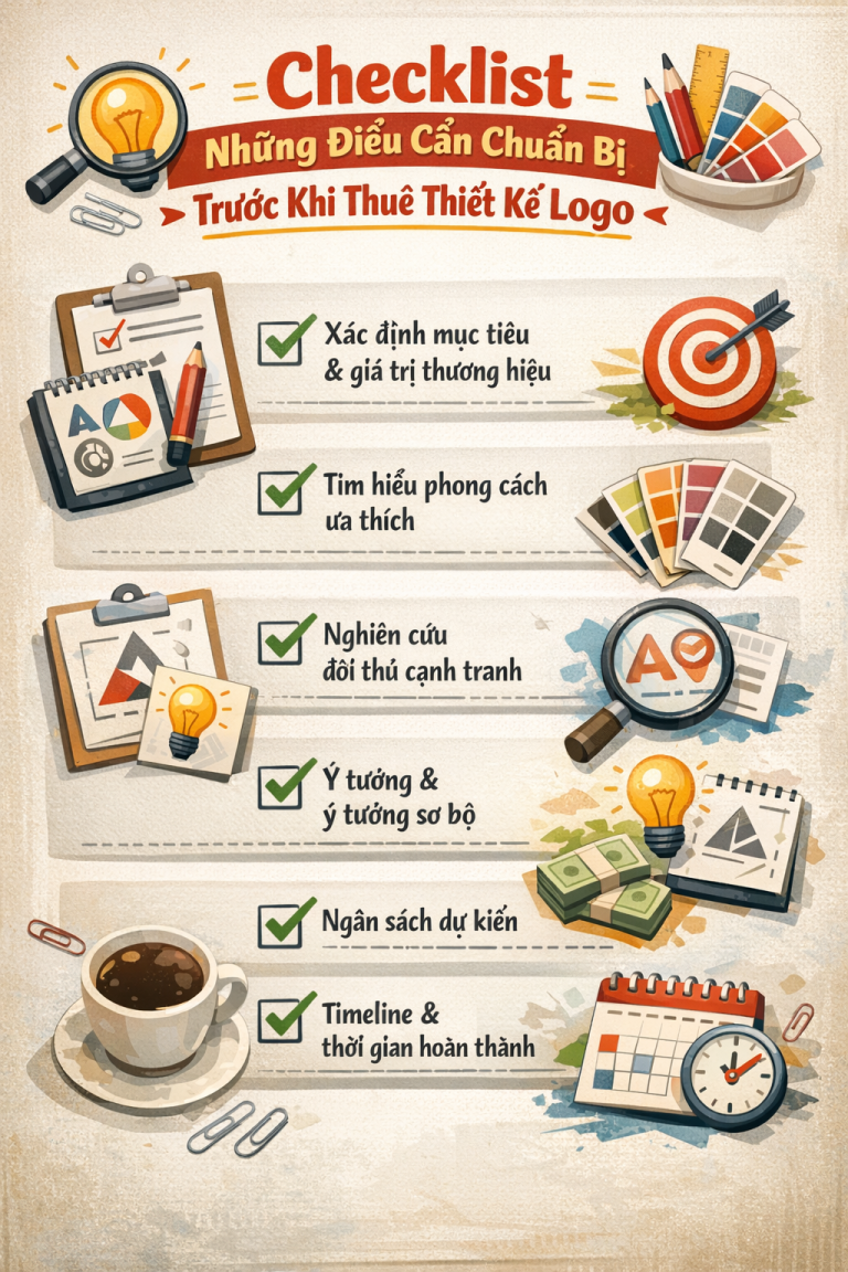 Checklist những điều cần biết khi thuê logo