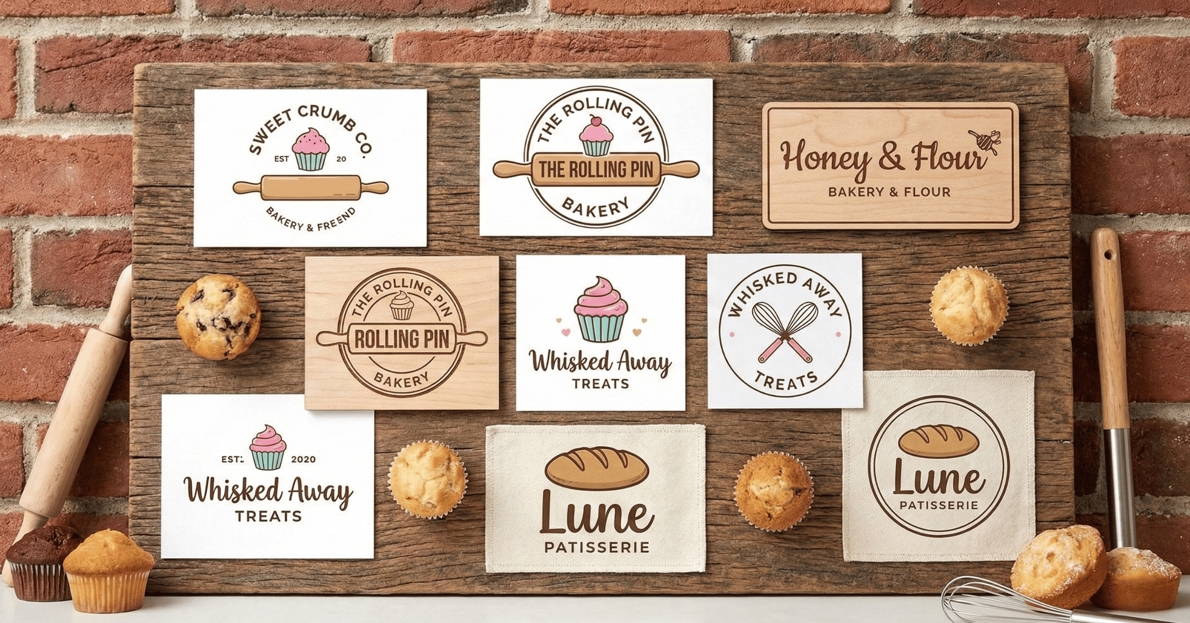 Thiết kế logo tiệm bánh