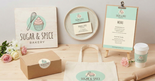 Thiết kế nhận diện tiệm bánh