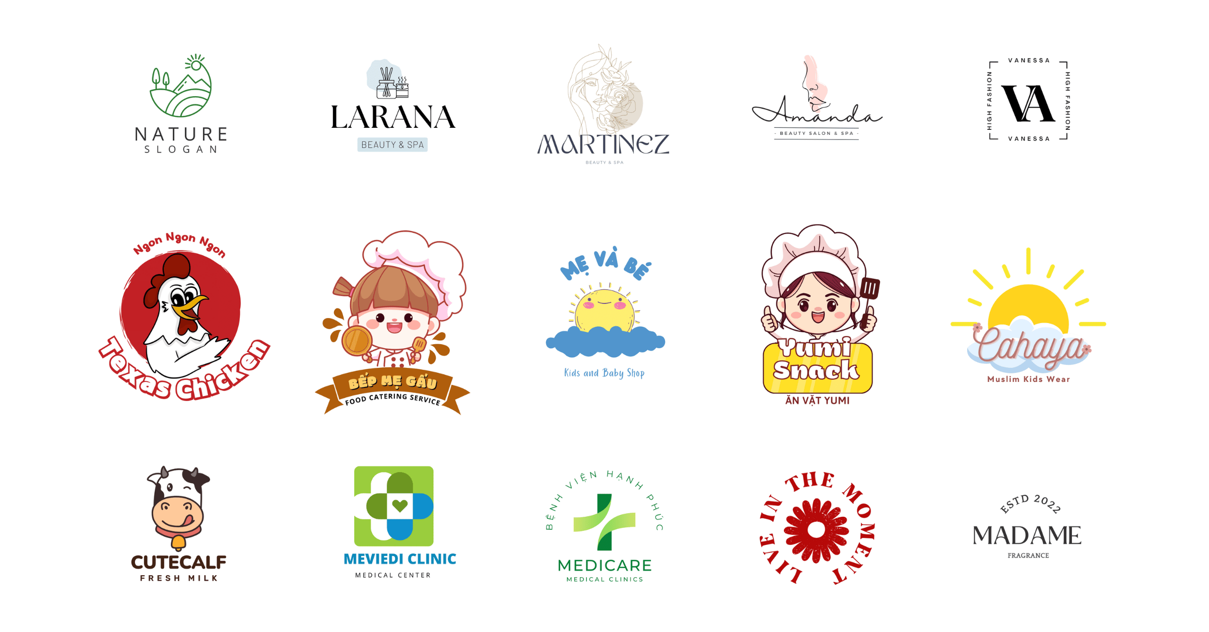 +99 mẫu logo thiết kế shop quần áo, logo công nghệ, logo trẻ em, logo game