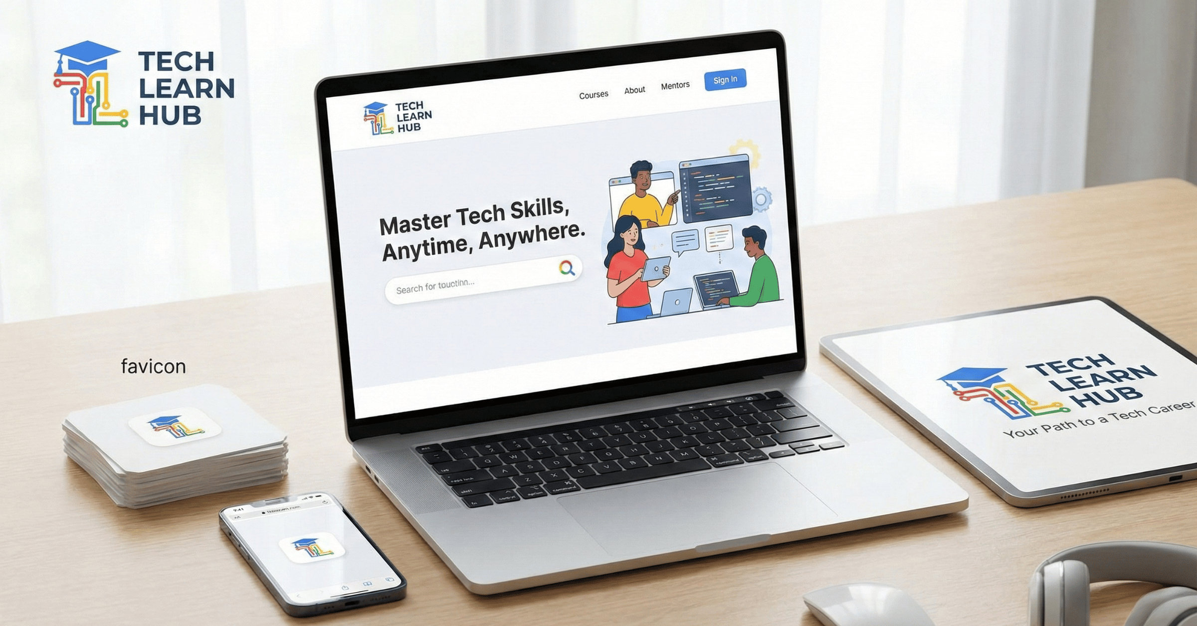 Thiết kế logo cho startup tech