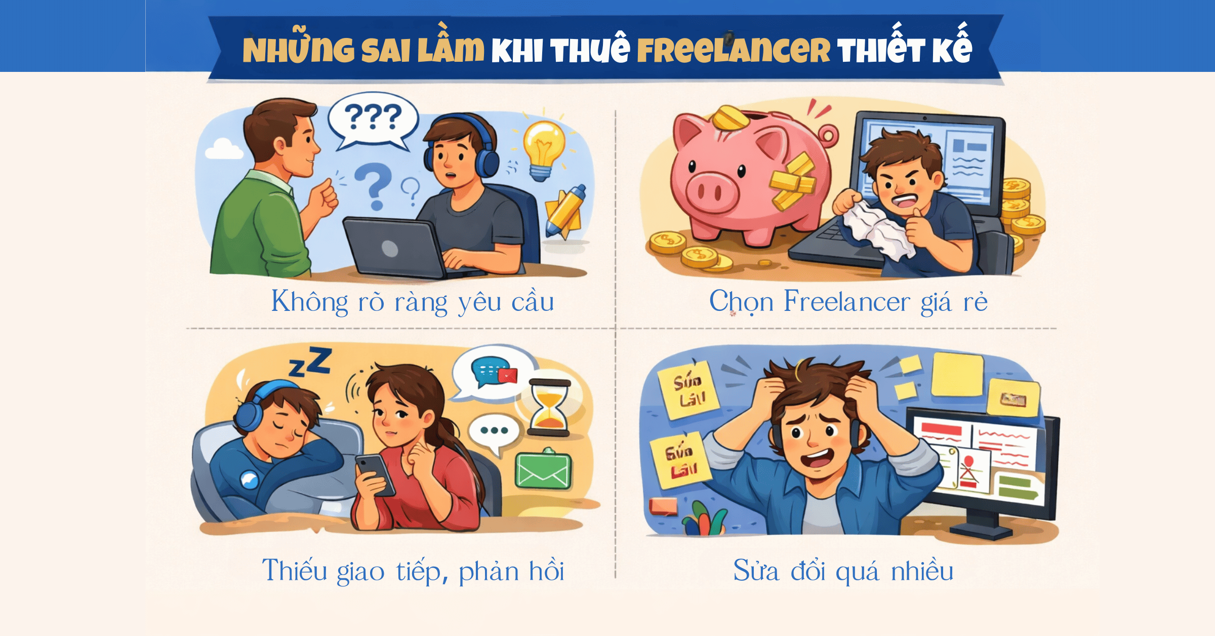 Có nên thuê Freelancer thiết kế giá rẻ?