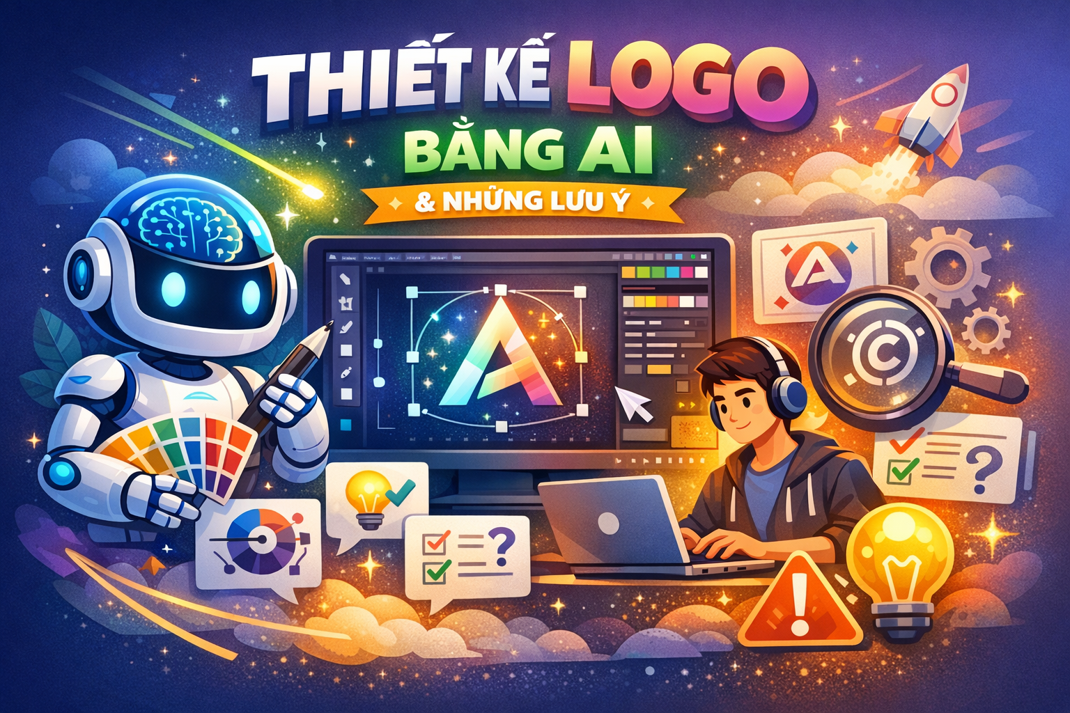 Tác hại khi thiết kế logo bằng AI miễn phí