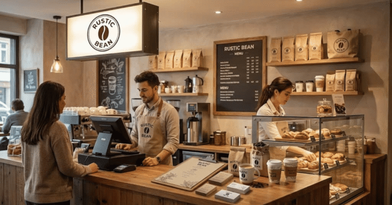 Thiết kế logo quán cà phê hiện đại tại TP HCM