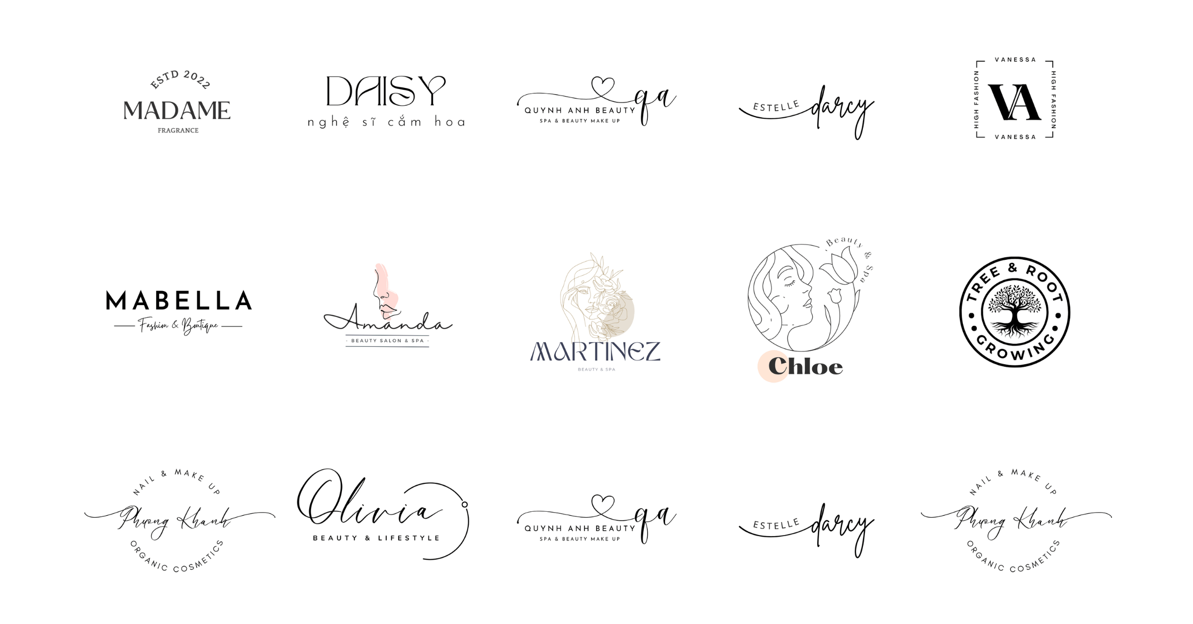 +99 mẫu logo thiết kế shop quần áo nữ đẹp