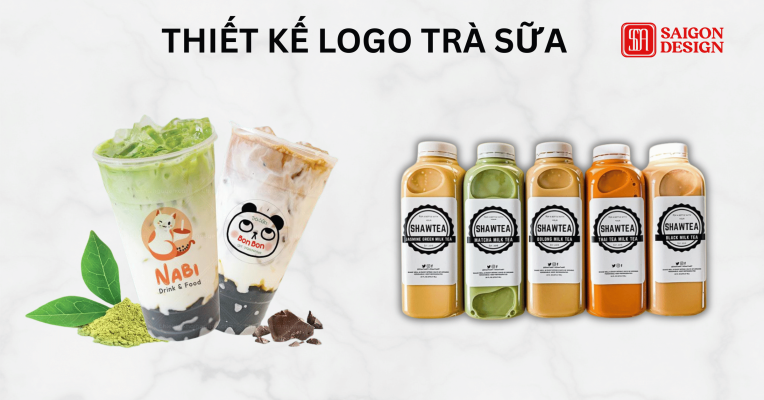 Thiết kế logo trà sữa