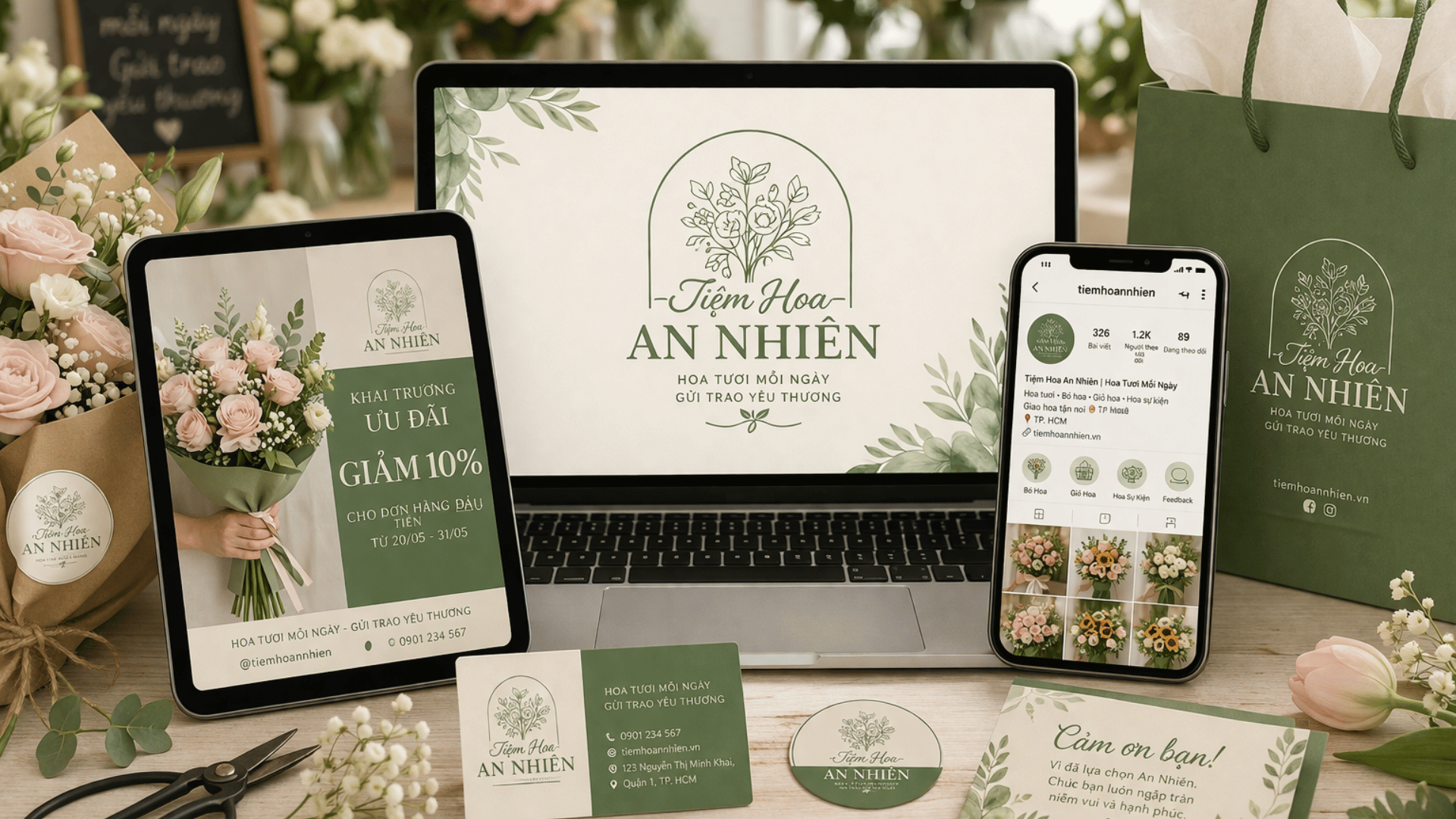 thiết kế website tối giản