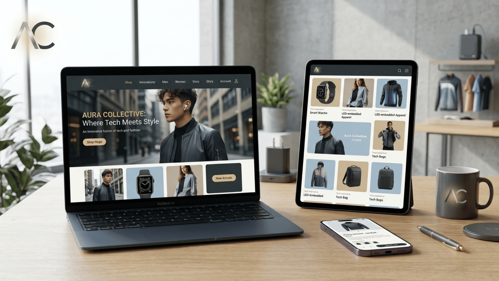 thiết kế website thời trang
