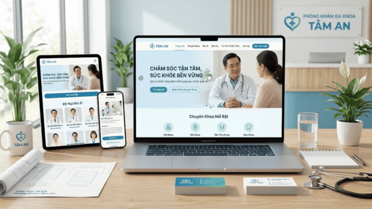 thiết kế website phòng khám