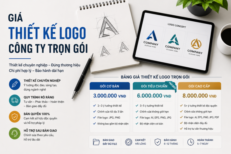 Giá thiết kế logo trọn gói
