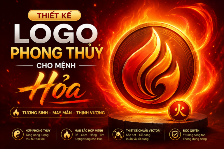 Thiết kế logo phong thủy mệnh Hỏa