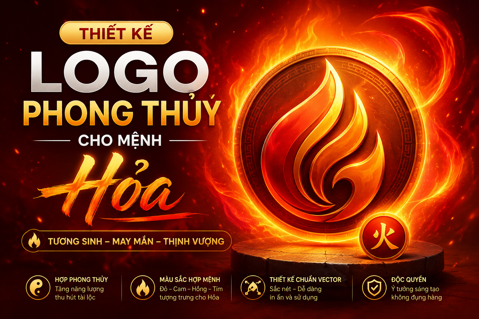 Thiết Kế Logo Phong Thủy 2026: Khơi Thông Vượng Khí, Định Vị Độc Tôn