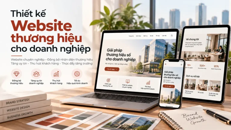 thiết kế website thương hiệu cho doanh nghiệp