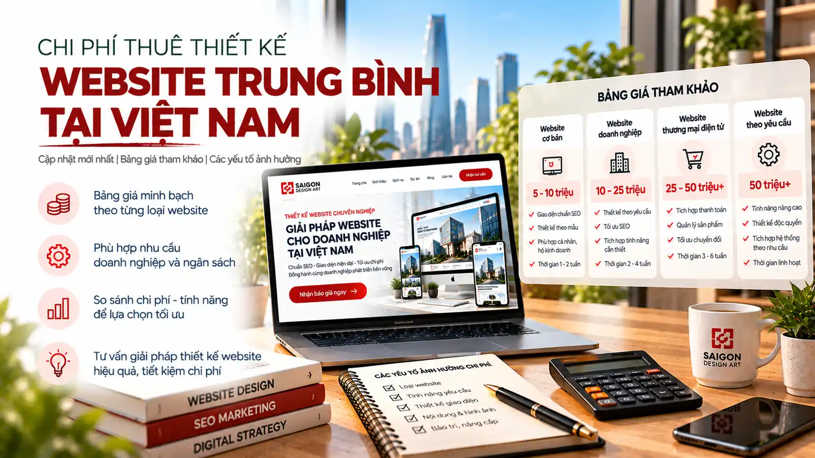 chi phí thuê thiết kế website trung bình tại việt nam