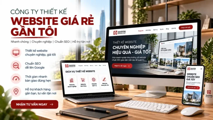 công ty thiết kế website giá rẻ gần tôi
