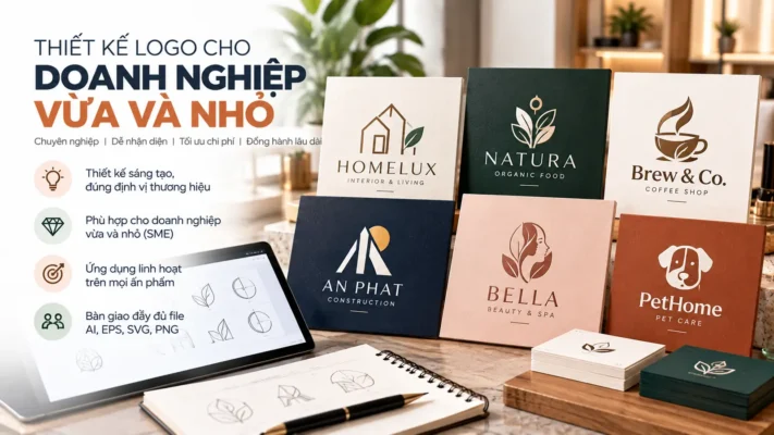 thiết kế logo cho doanh nghiệp vừa và nhỏ