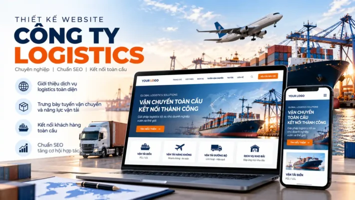 thiết kế website công ty logistics