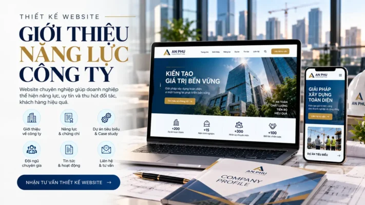 thiết kế website giới thiệu năng lực công ty