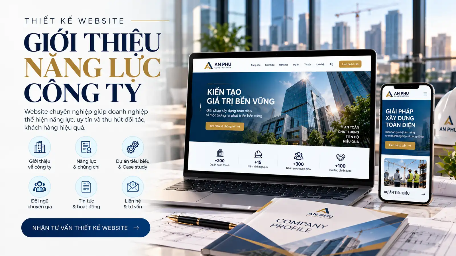 thiết kế website giới thiệu năng lực công ty