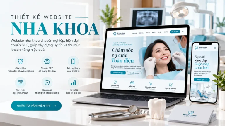 thiết kế website nha khoa
