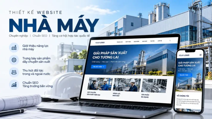 thiết kế website nhà máy