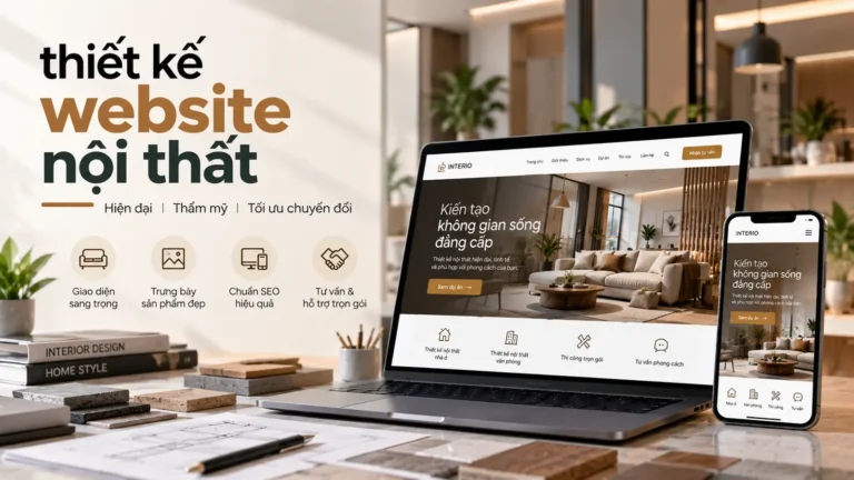 thiết kế website nội thất