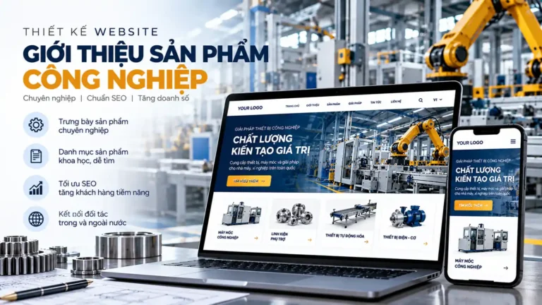 website giới thiệu sản phẩm công nghiệp
